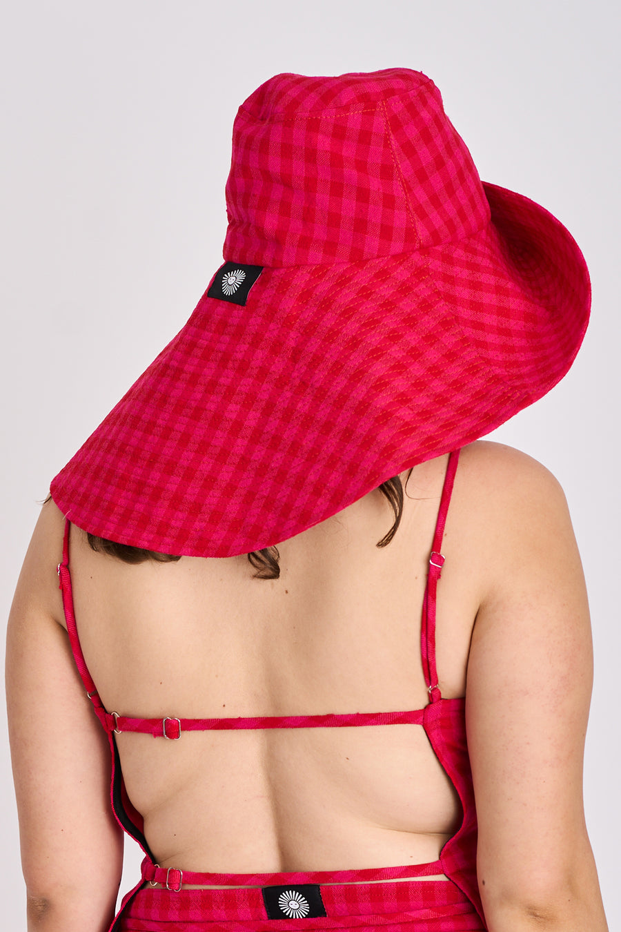 Dylan Sunhat - Gingham Check